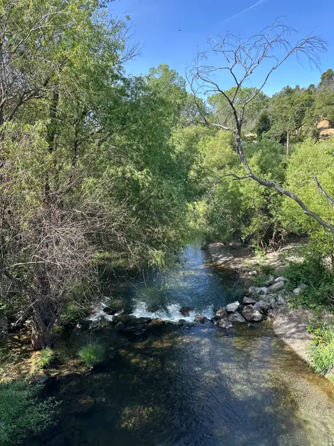 Middle Creek at Rancheria Road — Downstream · 5/15/25